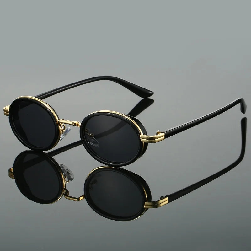 Gafas de sol redondas estilo punk