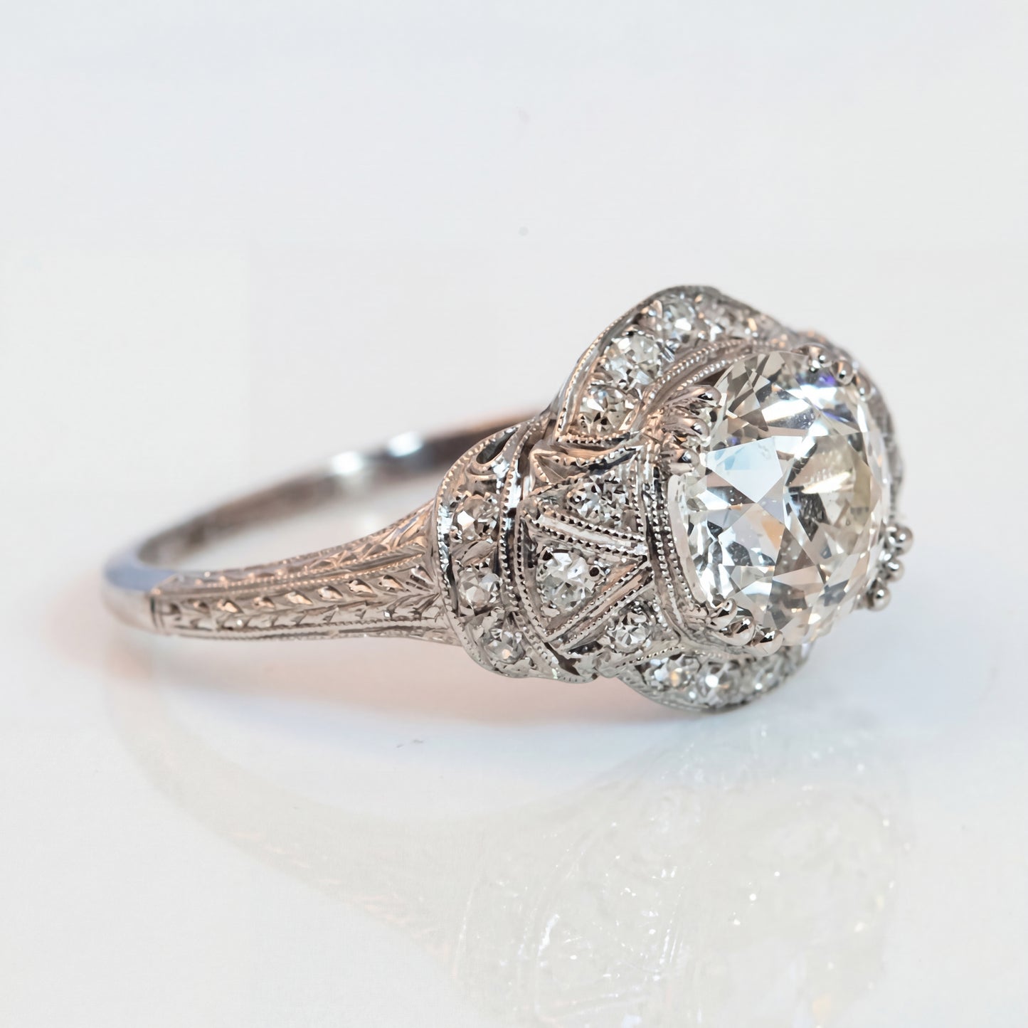 GRANT – Vintage Crystalline Silver Ring