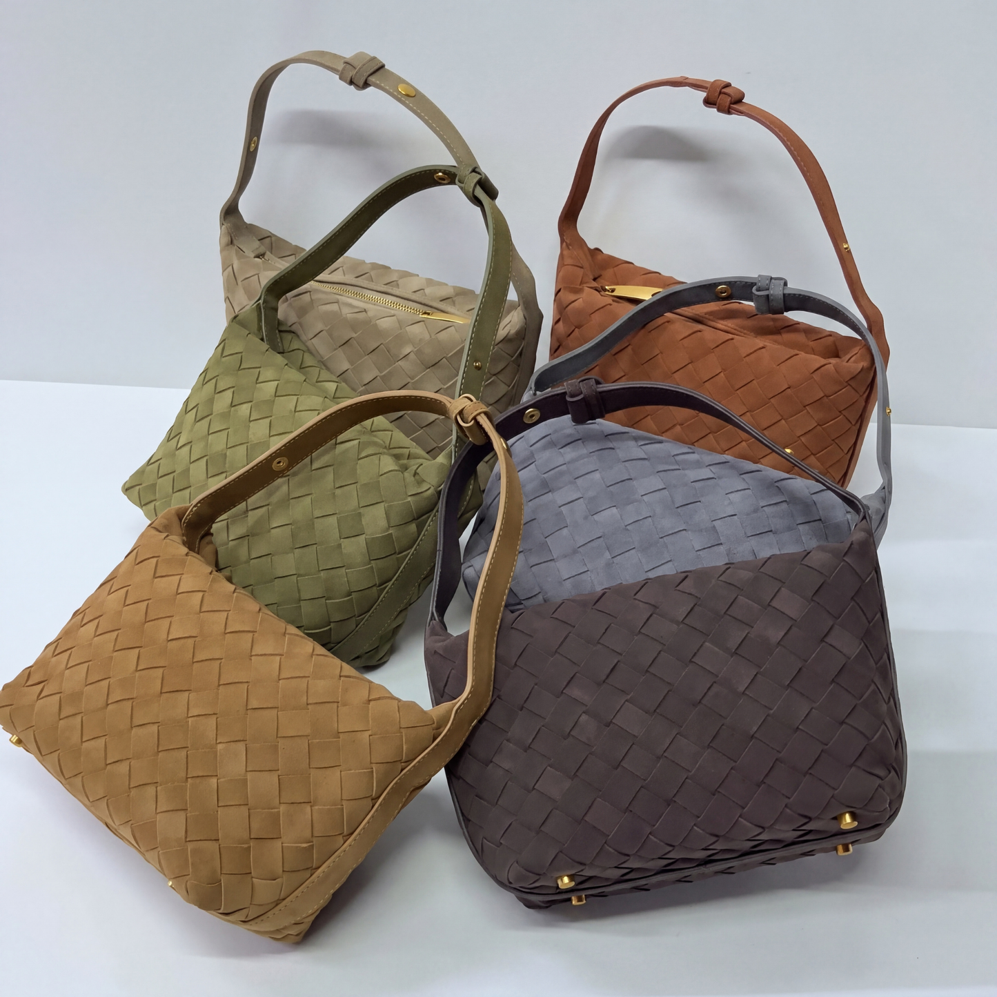 Bolso de Mano Eden de Gamuza