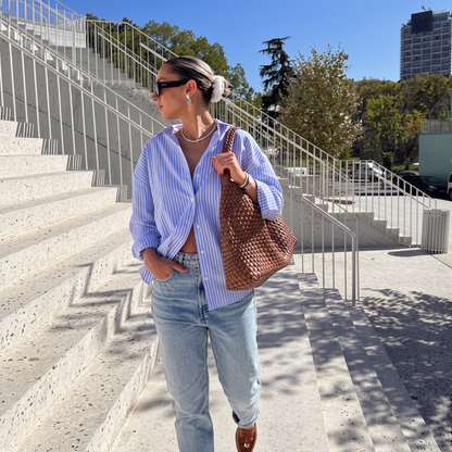 The Quinn Leather Tote Bag