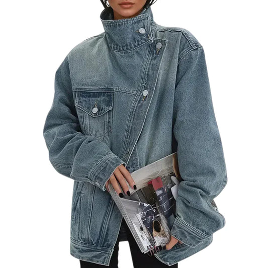 CLEO - Chaqueta urbana asimétrica con botones
