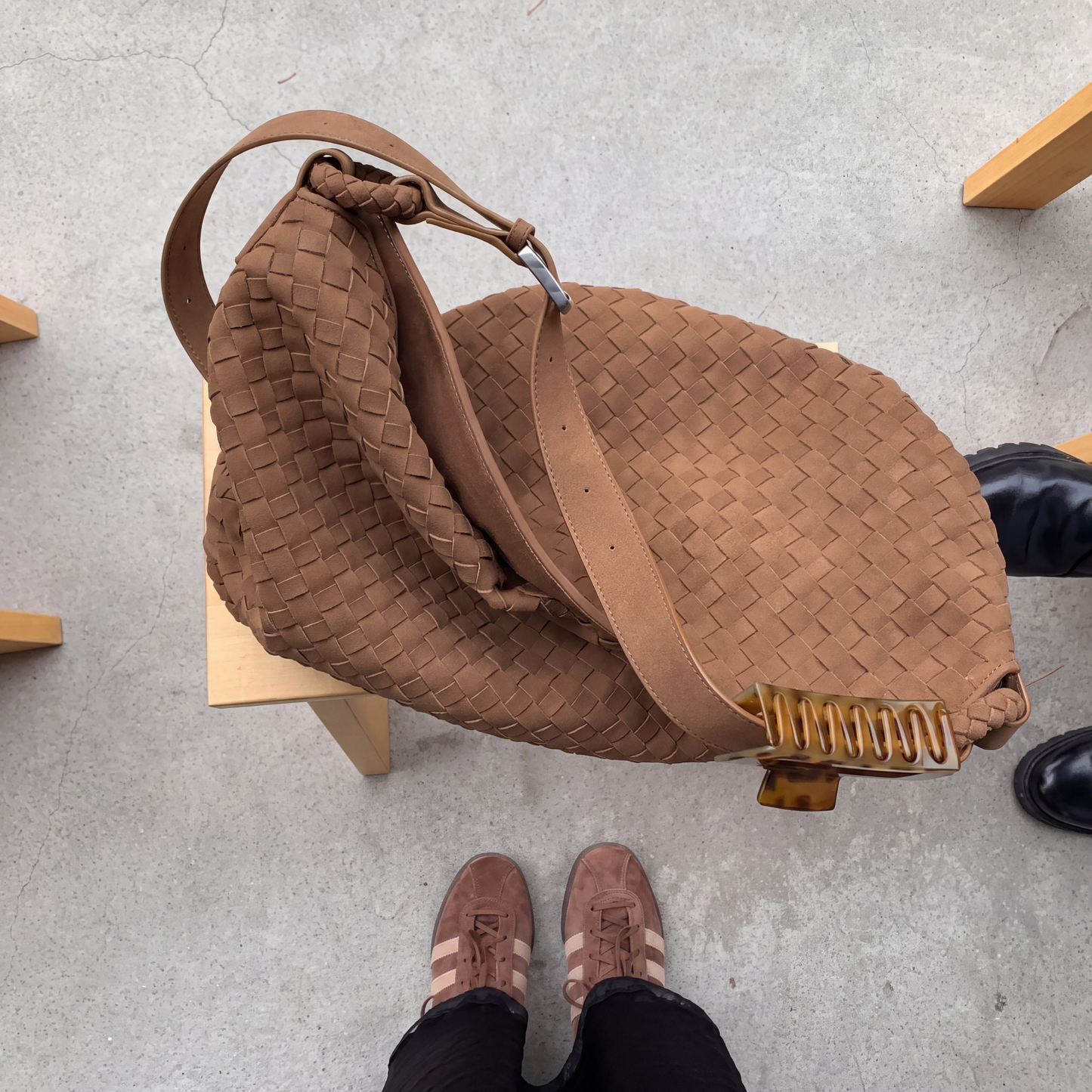 The Capri Suede Tote Bag