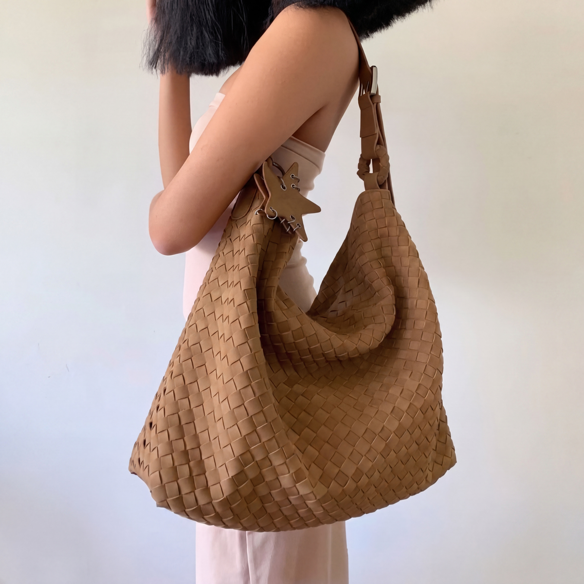 The Capri Suede Tote Bag