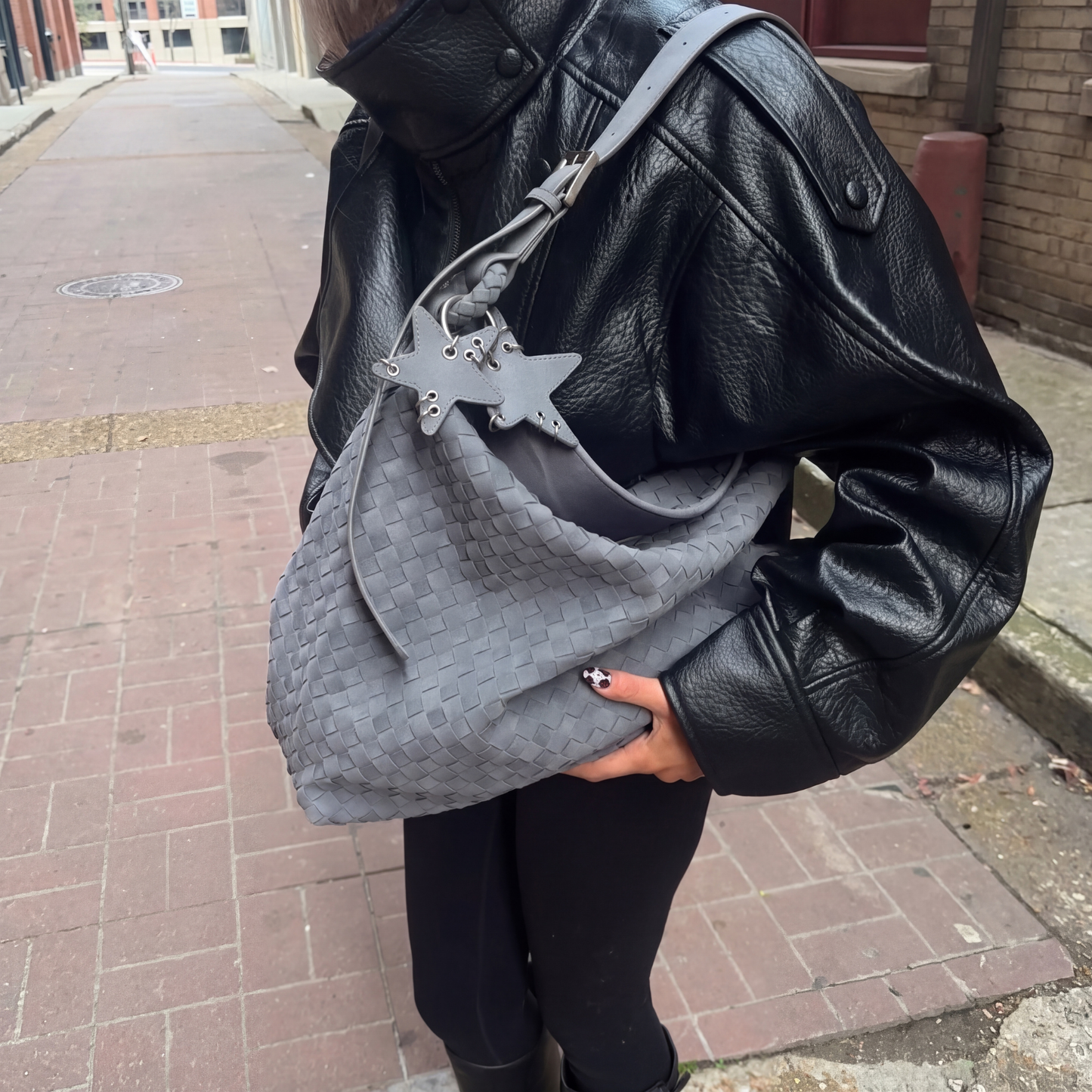 The Capri Suede Tote Bag