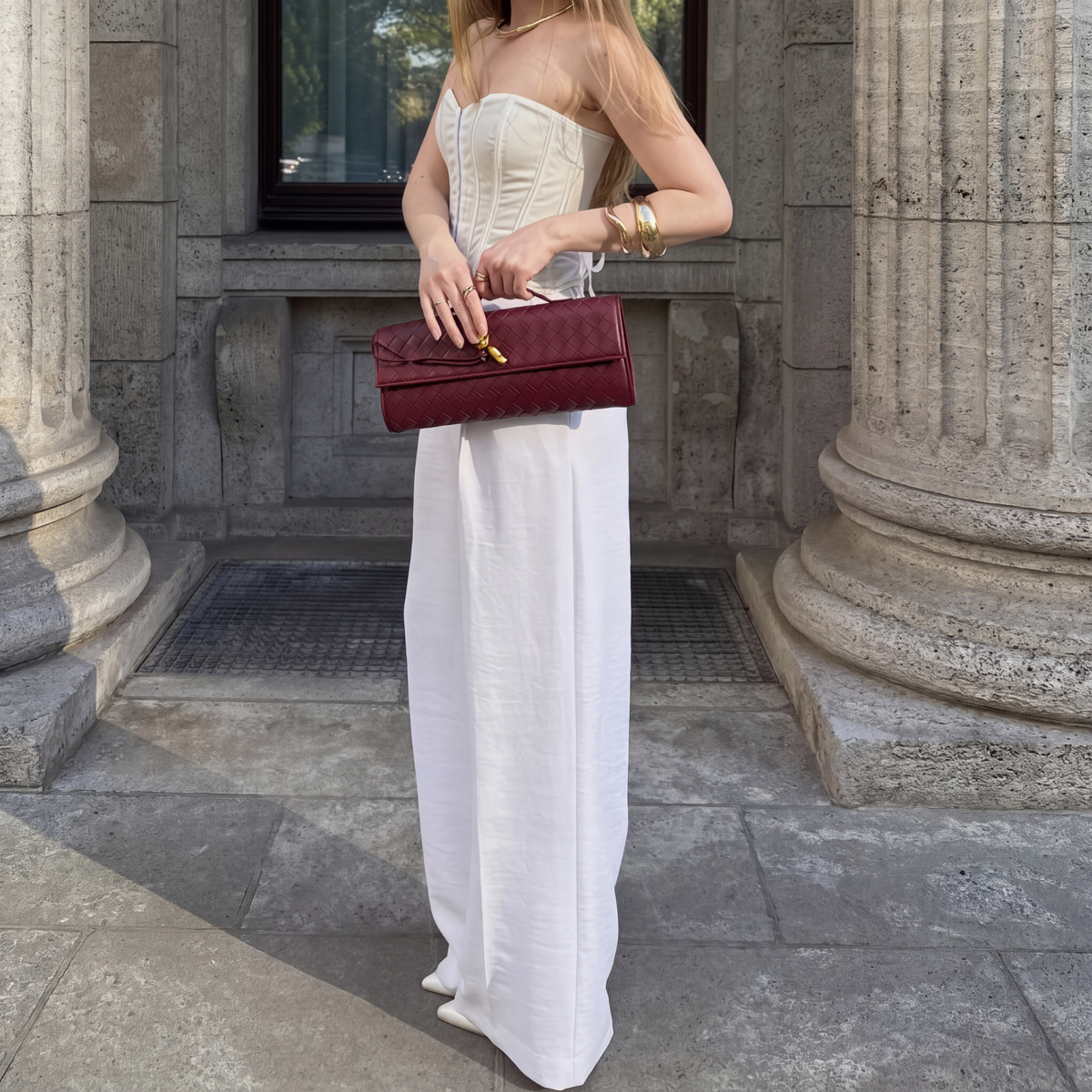 Bolso de Mano Margo de Cuero