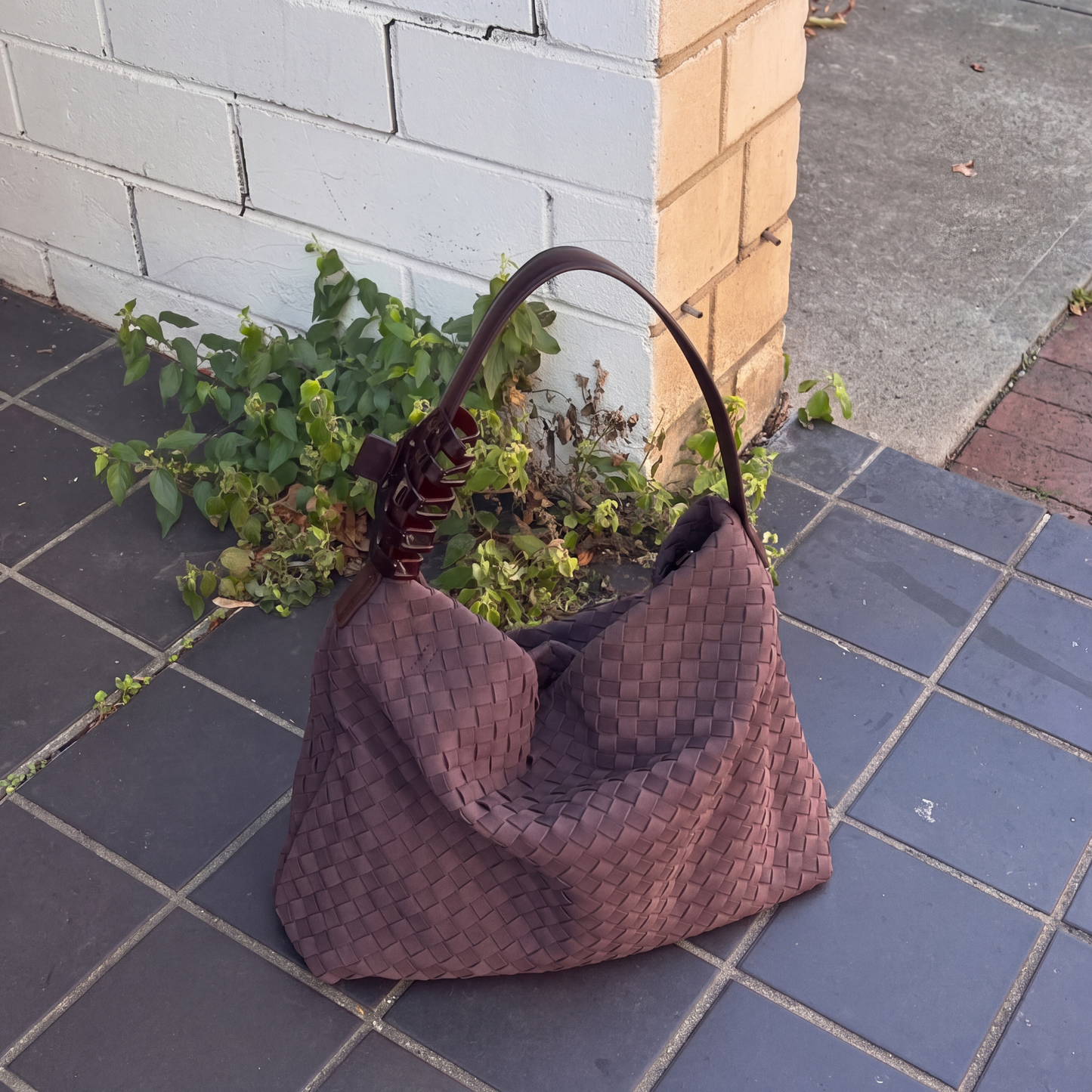 The Brielle Suede Tote Bag