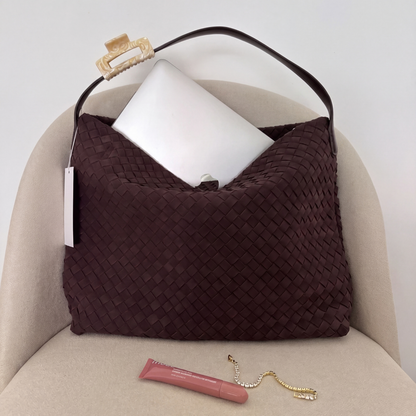 The Brielle Suede Tote Bag