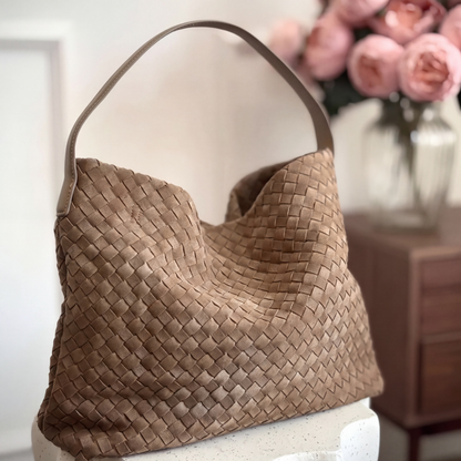 The Brielle Suede Tote Bag