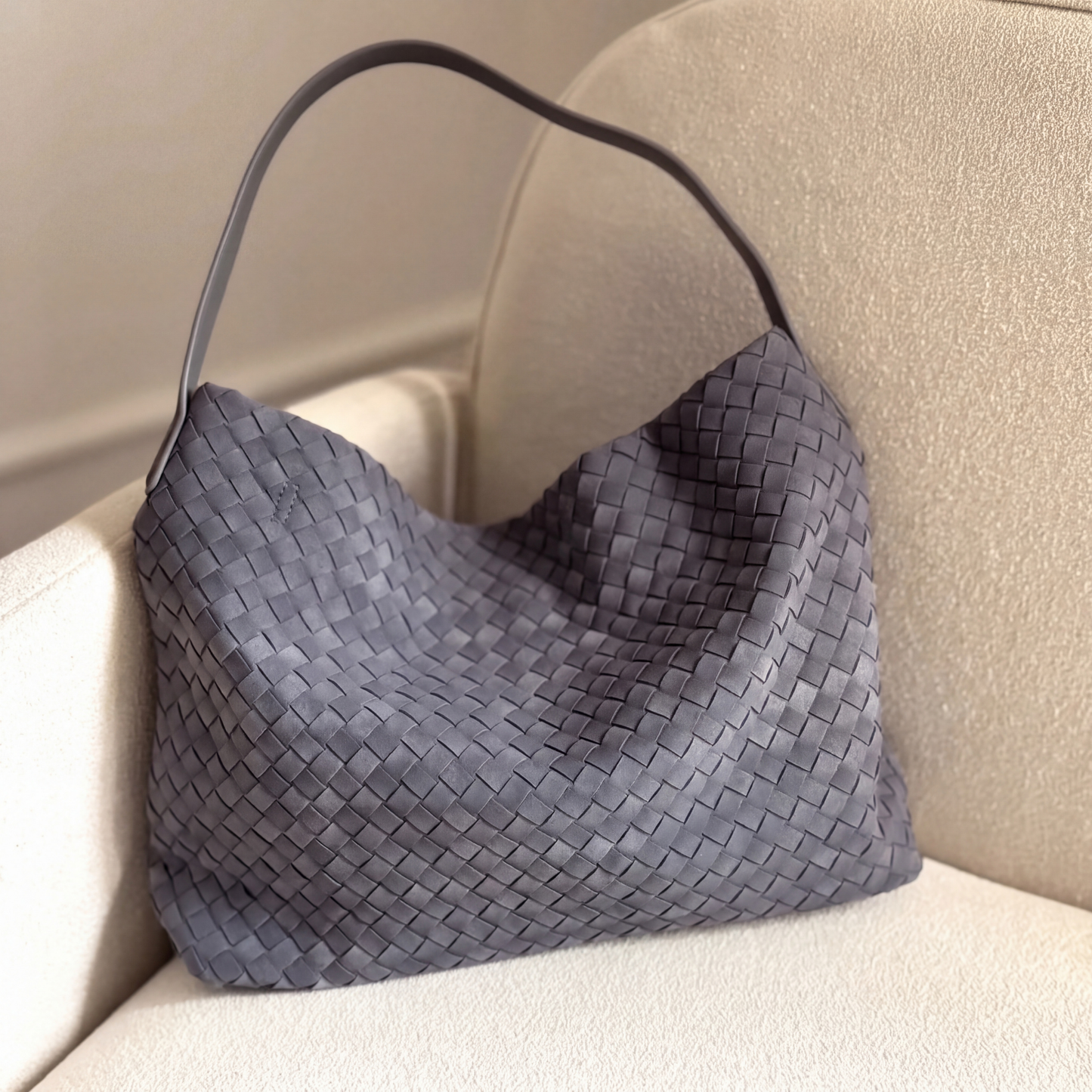 The Brielle Suede Tote Bag