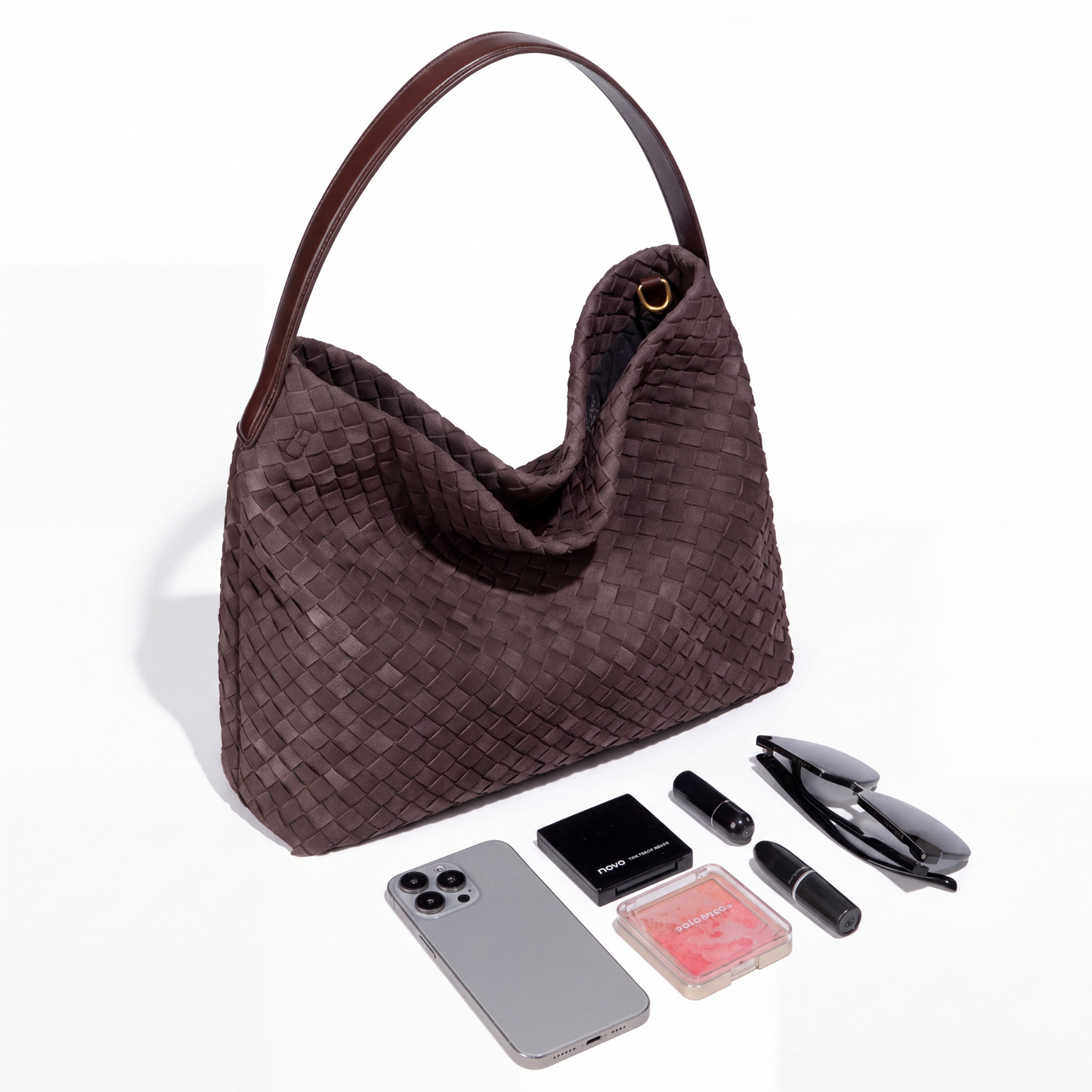 The Brielle Suede Tote Bag