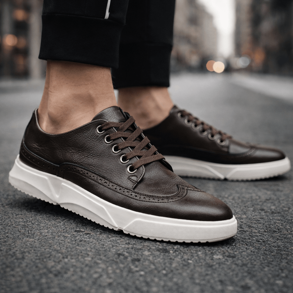 MASON – Leather Brogue Sneakers