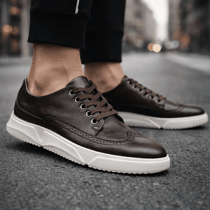 MASON – Leather Brogue Sneakers