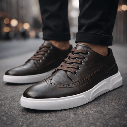 MASON – Leather Brogue Sneakers