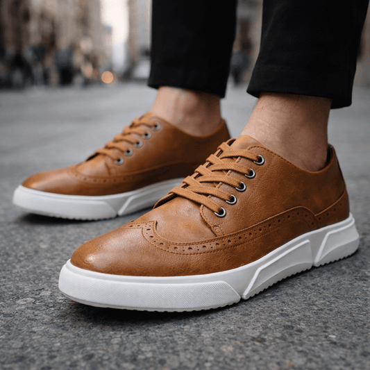 MASON – Zapatillas Brogue de Cuero