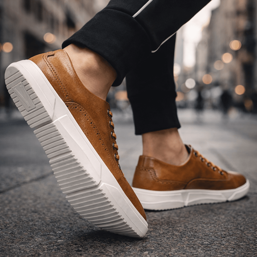 MASON – Leather Brogue Sneakers