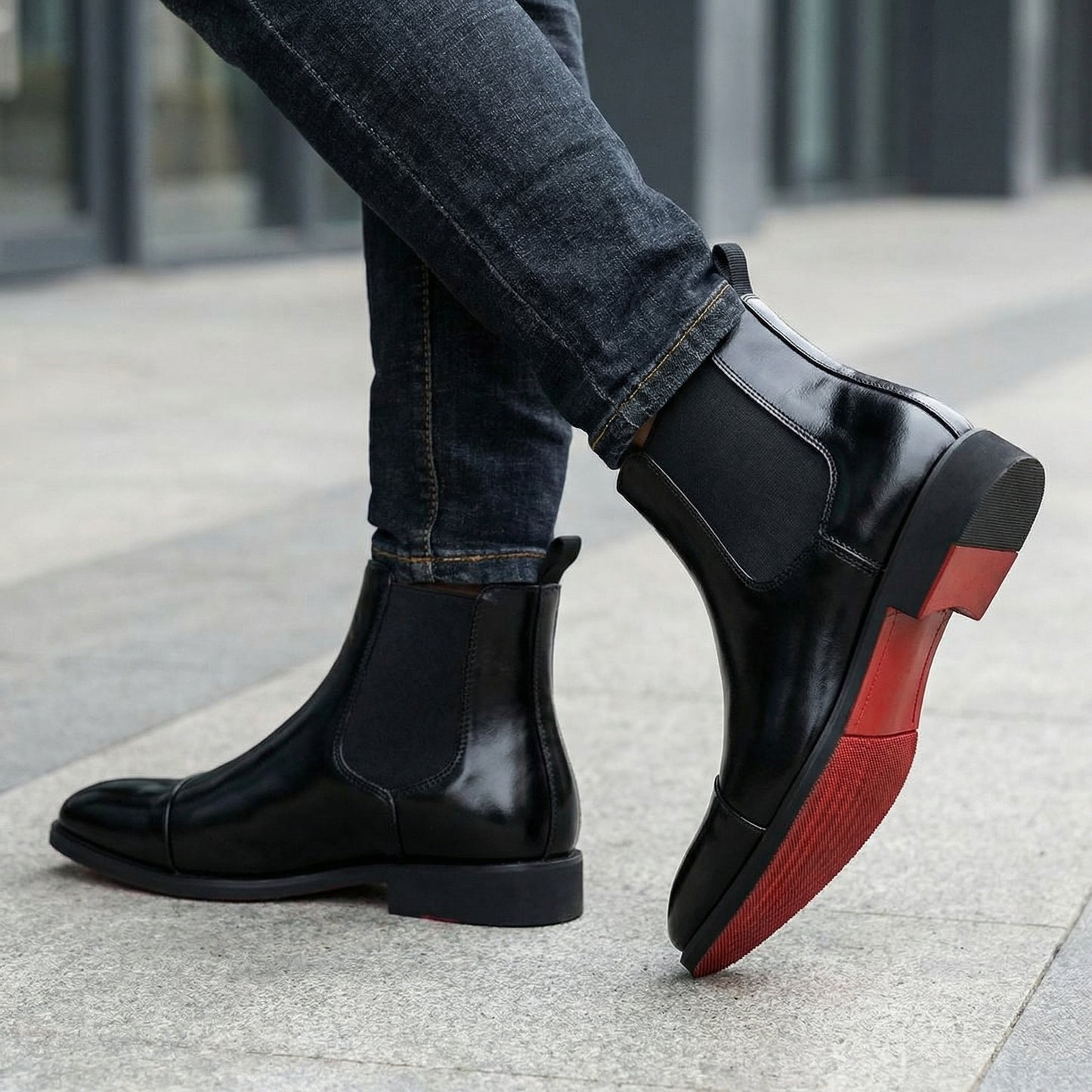 HUDSON – Classic Leather Chelsea Boots