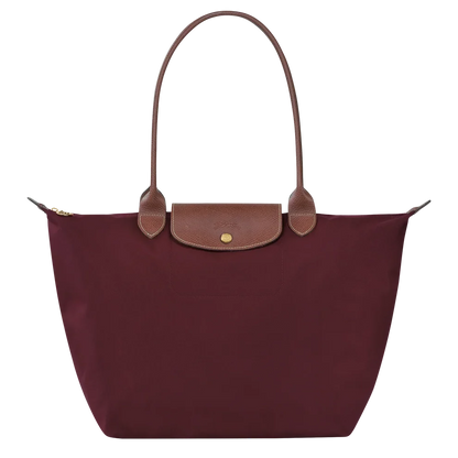 Premium Foldable Nylon Bag | Burgundy