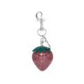 Silver Strawberry Charm