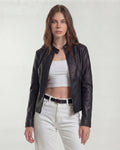 NOVA Leather Racer Jacket