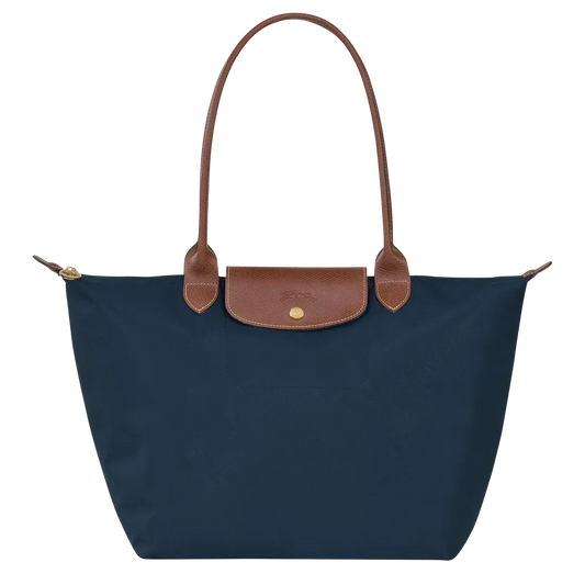 Large Foldable Nylon Bag, Navy