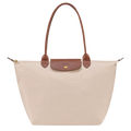 Large Foldable Nylon Bag, Paper White