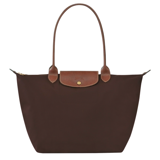 Large Foldable Nylon Bag, Ebony