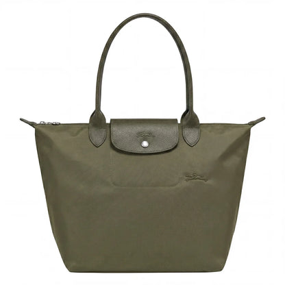 Large Foldable Nylon Bag, Olive Green