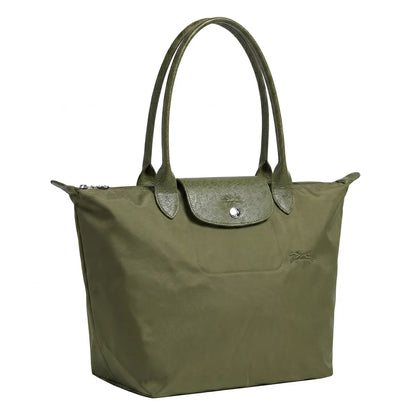 Large Foldable Nylon Bag, Olive Green