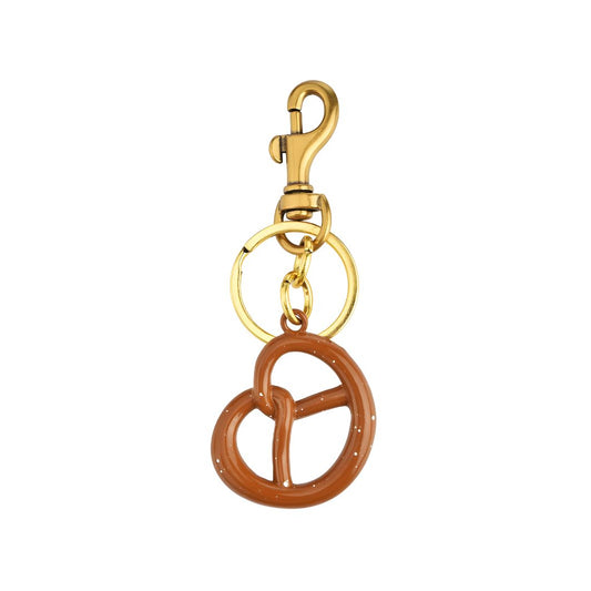 Golden Pretzel Charm
