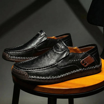 BRIXTON I Leather Loafers