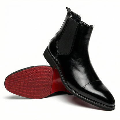 HUDSON – Classic Leather Chelsea Boots