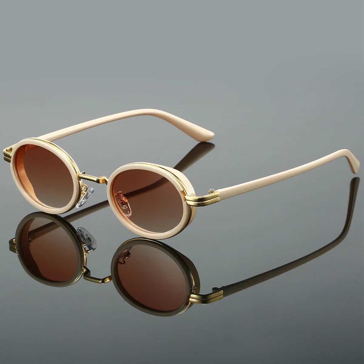 Gafas de sol redondas estilo punk