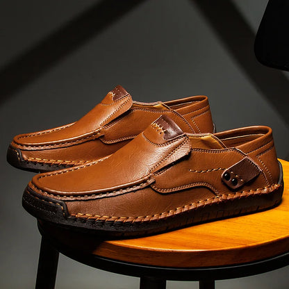 BRIXTON I Leather Loafers