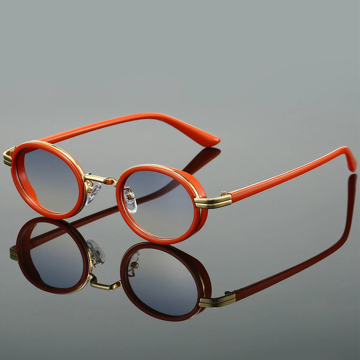 Gafas de sol redondas estilo punk