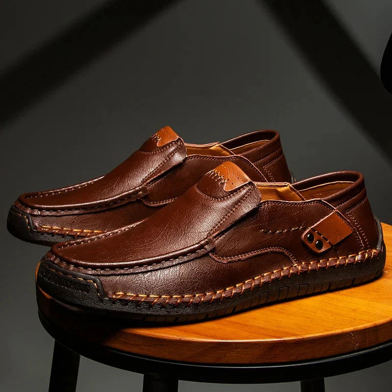 BRIXTON I Leather Loafers