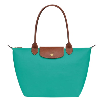 Large Foldable Nylon Bag, Turquoise