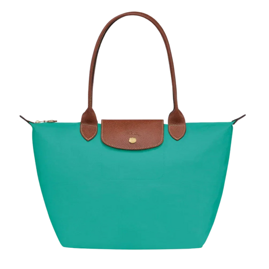 Large Foldable Nylon Bag, Turquoise