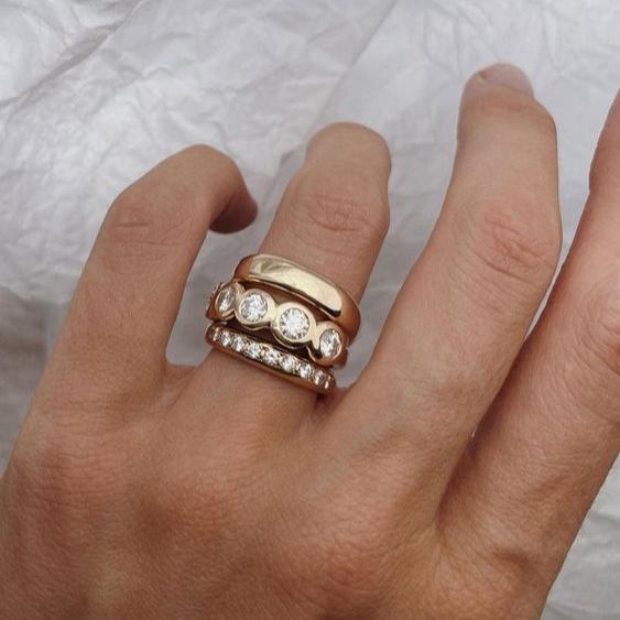 MAGICA – Gold Forged Rings