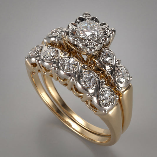 PARKER – Vintage Sparkling Gold Ring