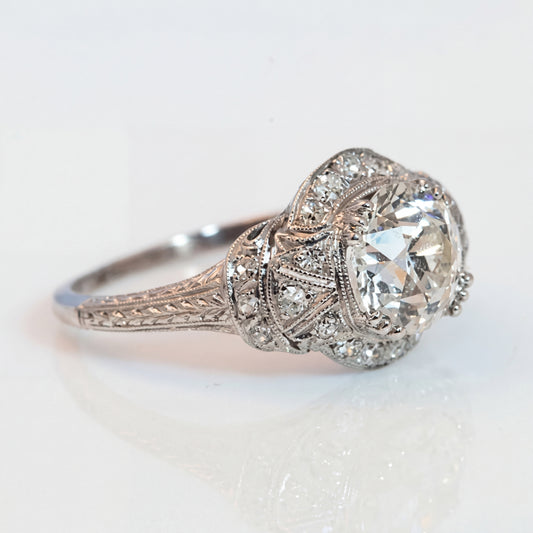 GRANT – Vintage Crystalline Silver Ring