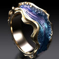 ZEPHYRA – Vintage Golden Ocean Ring