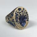 NOCTRA – Blue Blossom Vintage Gold Ring