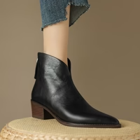 Anna – Luxury Low-Heel Ankle Boots