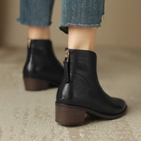 Anna – Luxury Low-Heel Ankle Boots