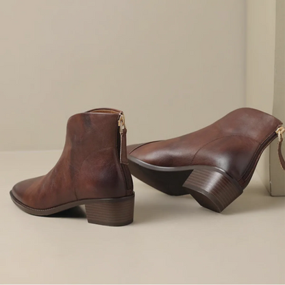 Anna – Luxury Low-Heel Ankle Boots