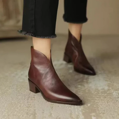 Anna – Luxury Low-Heel Ankle Boots