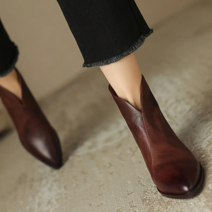 Anna – Luxury Low-Heel Ankle Boots