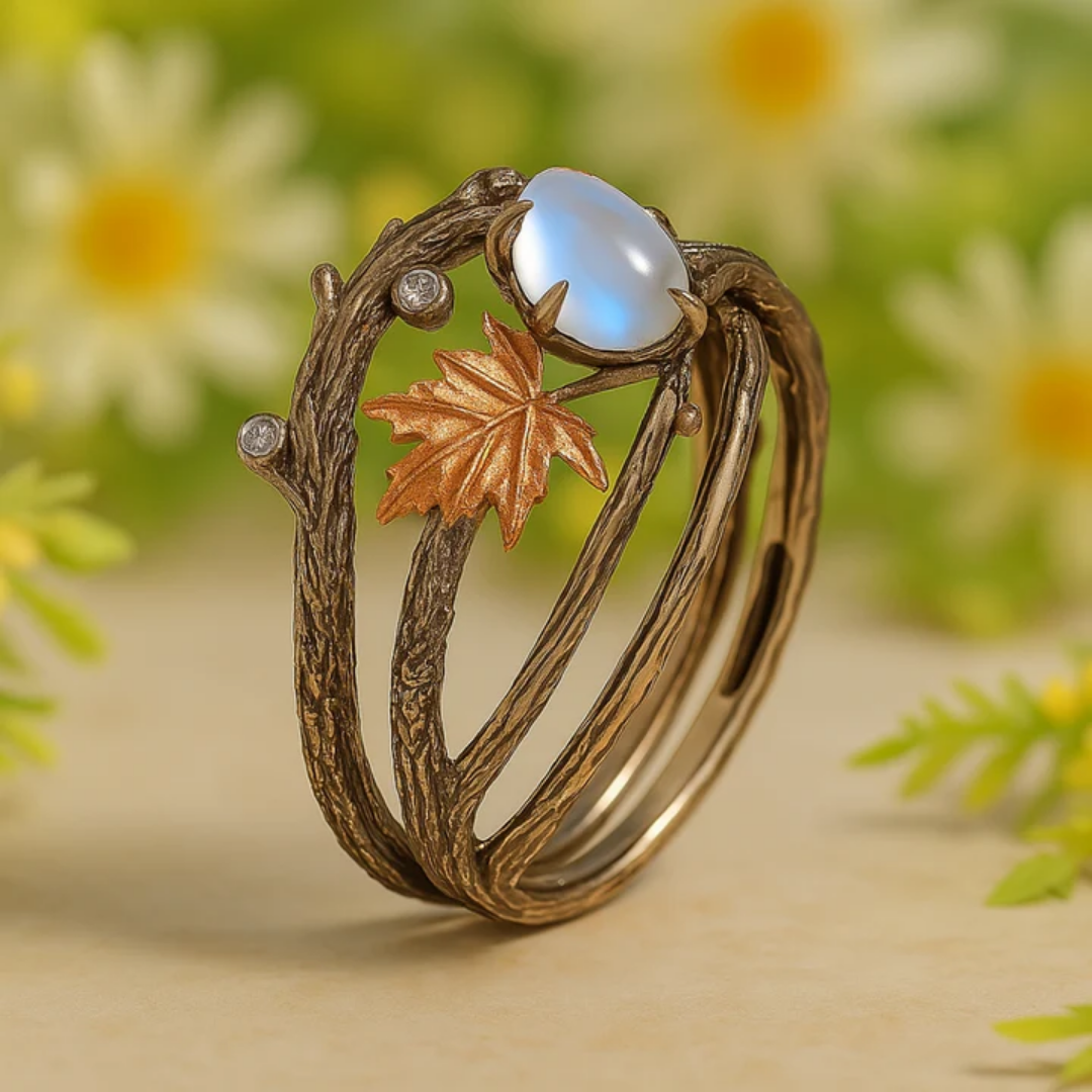 ROWAN – Nature Moonstone Ring