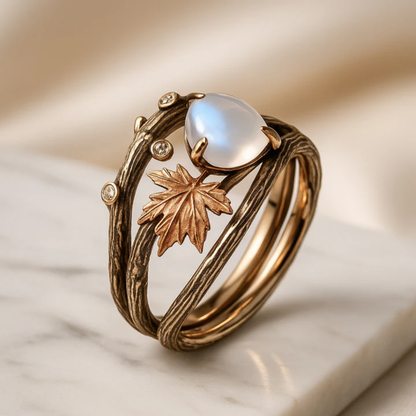 ROWAN – Nature Moonstone Ring