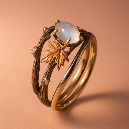 ROWAN – Nature Moonstone Ring